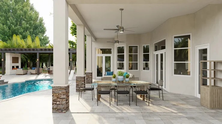 Resort-Style Outdoor Living & Poolside Retreat