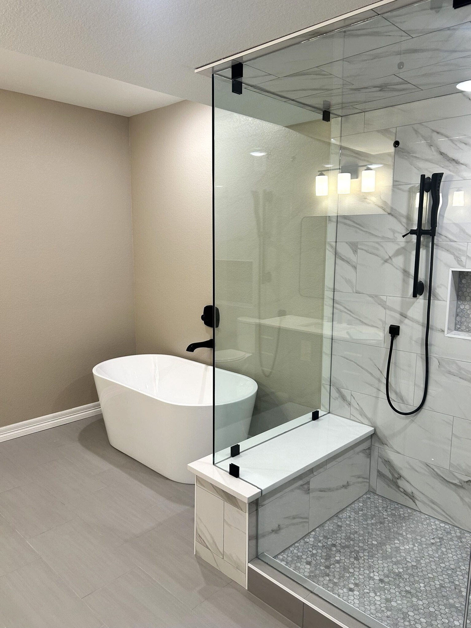 Walk In Shower Commercial #1 Custom Walk-In Shower Bathroom Remodel (Bathrooms) Renovation ...